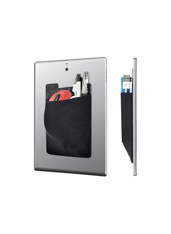 بروماس حقيبة تخزين خلفية لاصقة للكمبيوتر المحمول، حقيبة لاصقة خلفية للكمبيوتر المحمول، عصا ملحقات رقمية - Image 1