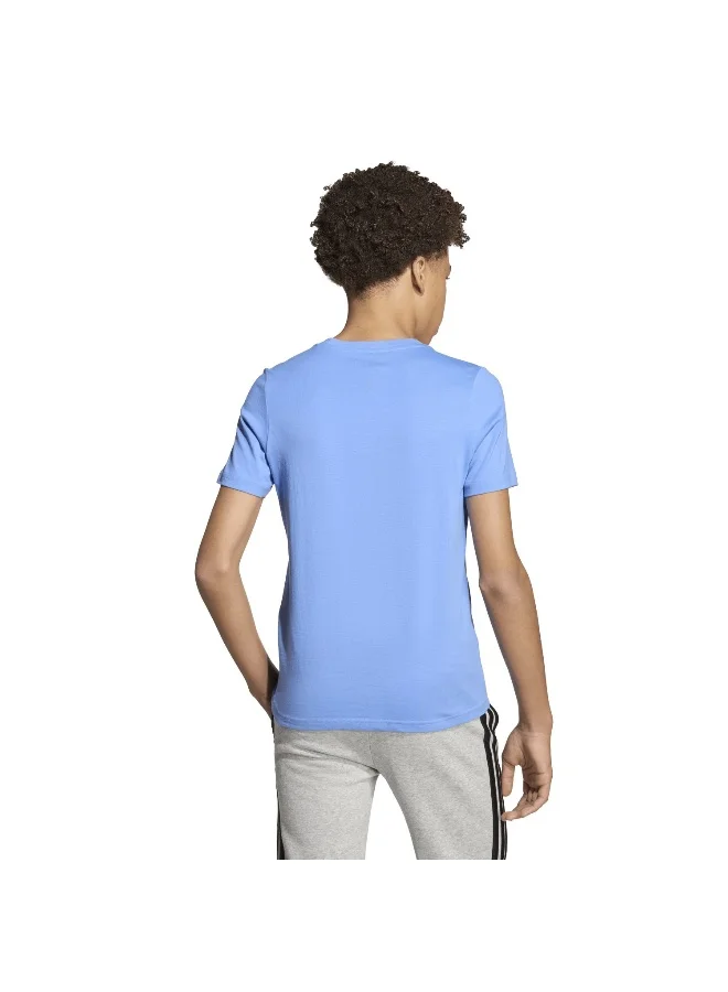 Adidas J W Sports T Blue Training T-Shirts For Junior 7-8Y