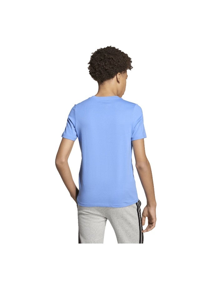 Adidas J W Sports T Blue Training T-Shirts For Junior 7-8Y - Image 3