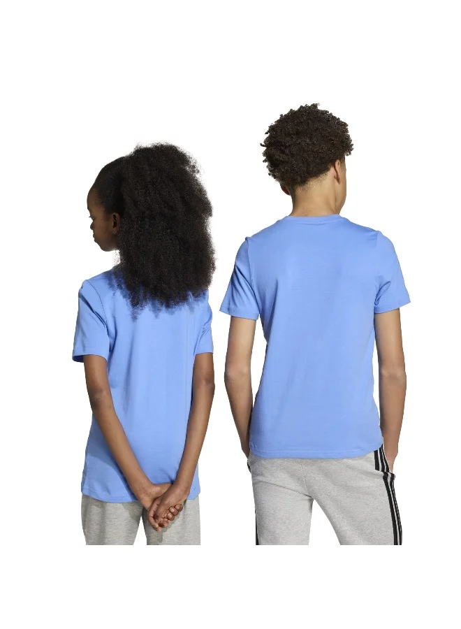 Adidas J W Sports T Blue Training T-Shirts For Junior 7-8Y