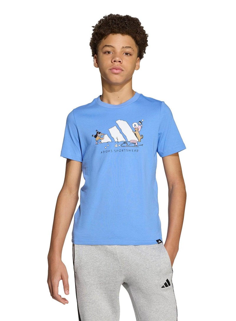 Adidas Winter Sports Graphic T-Shirt Junior - Image 1