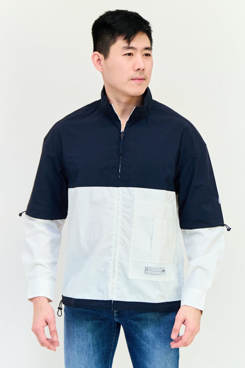 Selected Homme Men Colorblock Windbreaker Jacket, Multicolor  - Image 1