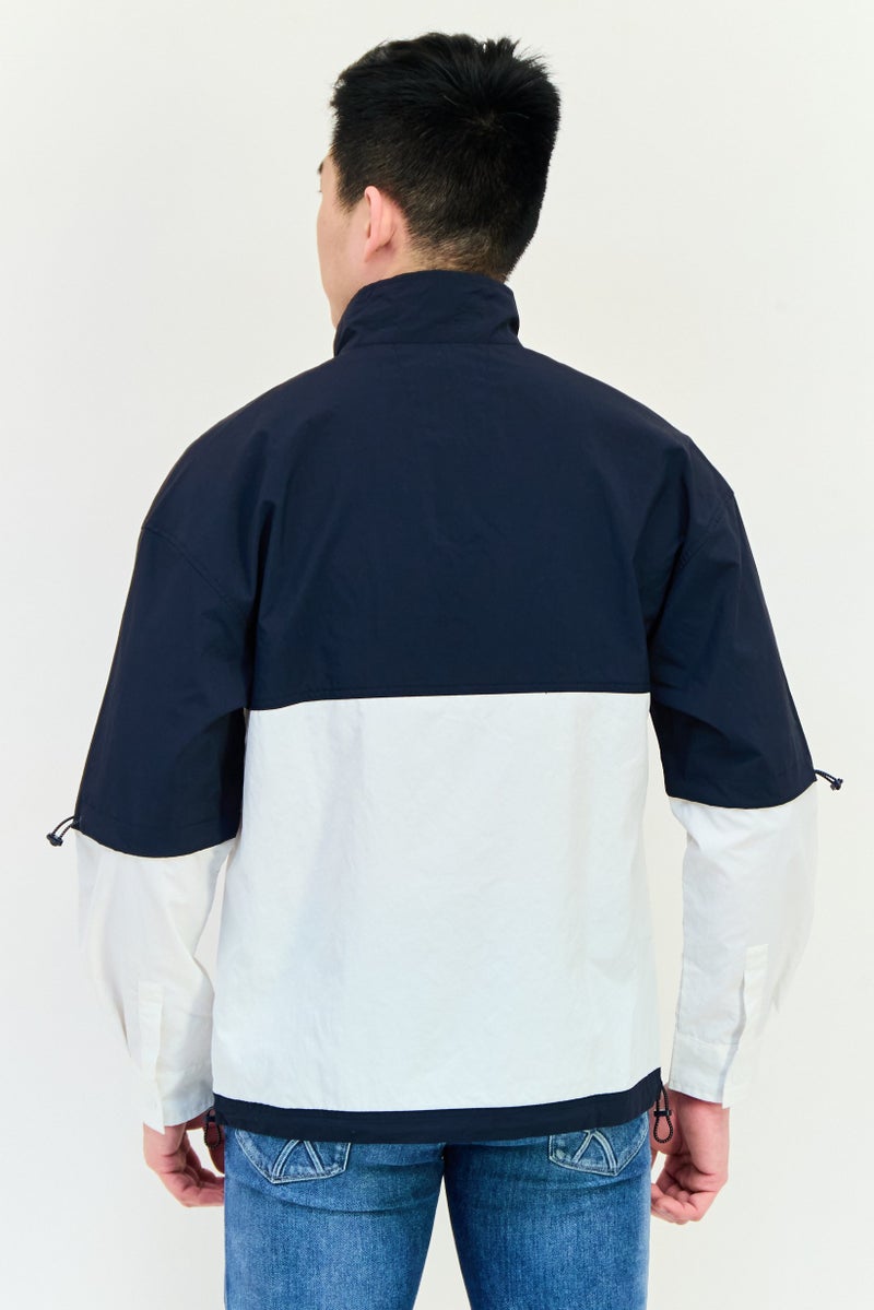 Selected Homme Men Colorblock Windbreaker Jacket, Multicolor  - Image 3