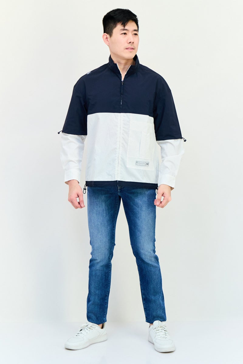 Selected Homme Men Colorblock Windbreaker Jacket, Multicolor  - Image 4
