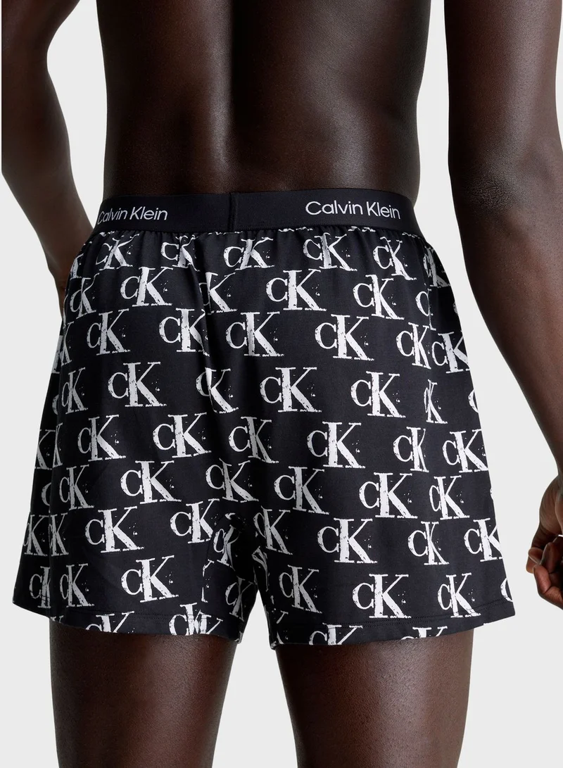 Calvin Klein Logo Band Trunks