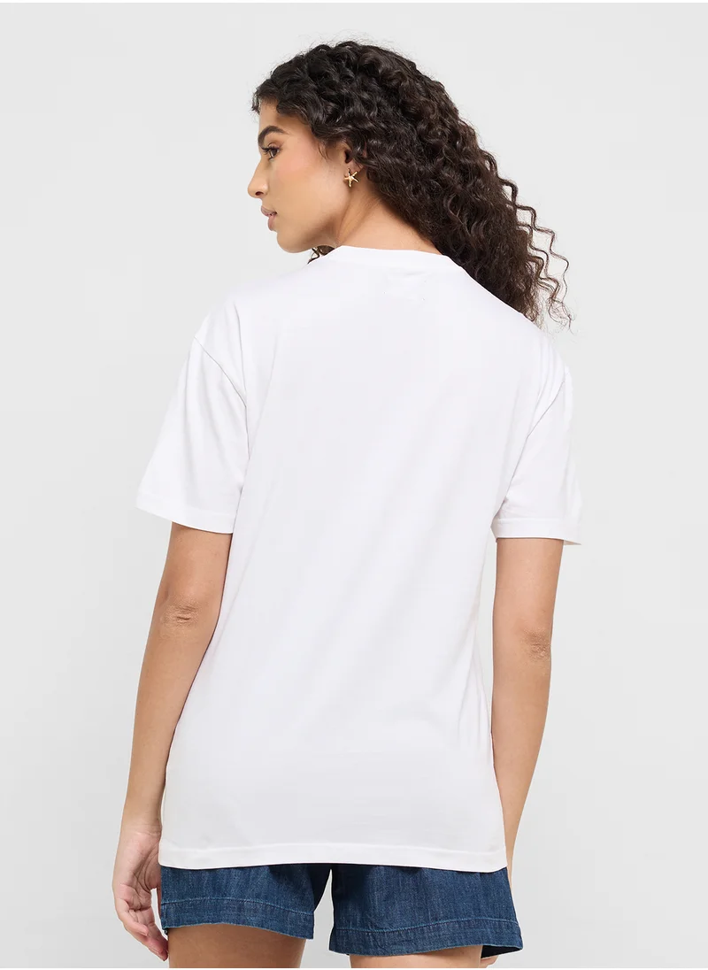 جينجر Crew Neck Lemonade Graphic T-Shirt