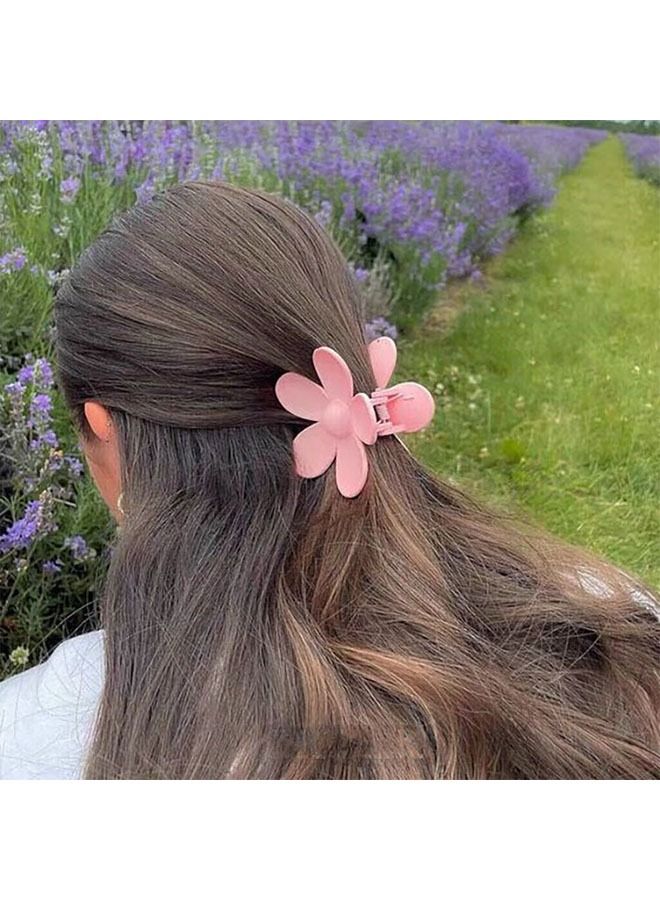 أوشن 6 قطعة غير زلق زهرة مخلب كليب ، غير زلق الفك كليب ، طازجة وحلوة ، ومناسبة للنساء والفتيات - Image 3