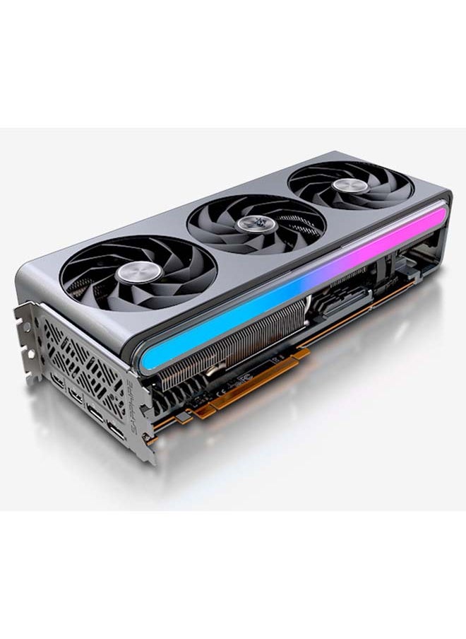 Sapphire - NITRO+ AMD Radeon RX 7900 XT Vapor-X 20GB GDDR6, Boost Clock up to 2560 MHz, 5376 Stream Processors, 80MB Infinity Cache, 84 Compute Units with RT+AI Accelerators, Tri-X Cooling, Vapor-X Cooling, Dual ARGB Light Bars, 3 Fans, PCIe 4.0, 4K Gaming, Dual UEFI BIOS, 2x HDMI, 2x DisplayPort | 11323-01-40G - Image 1