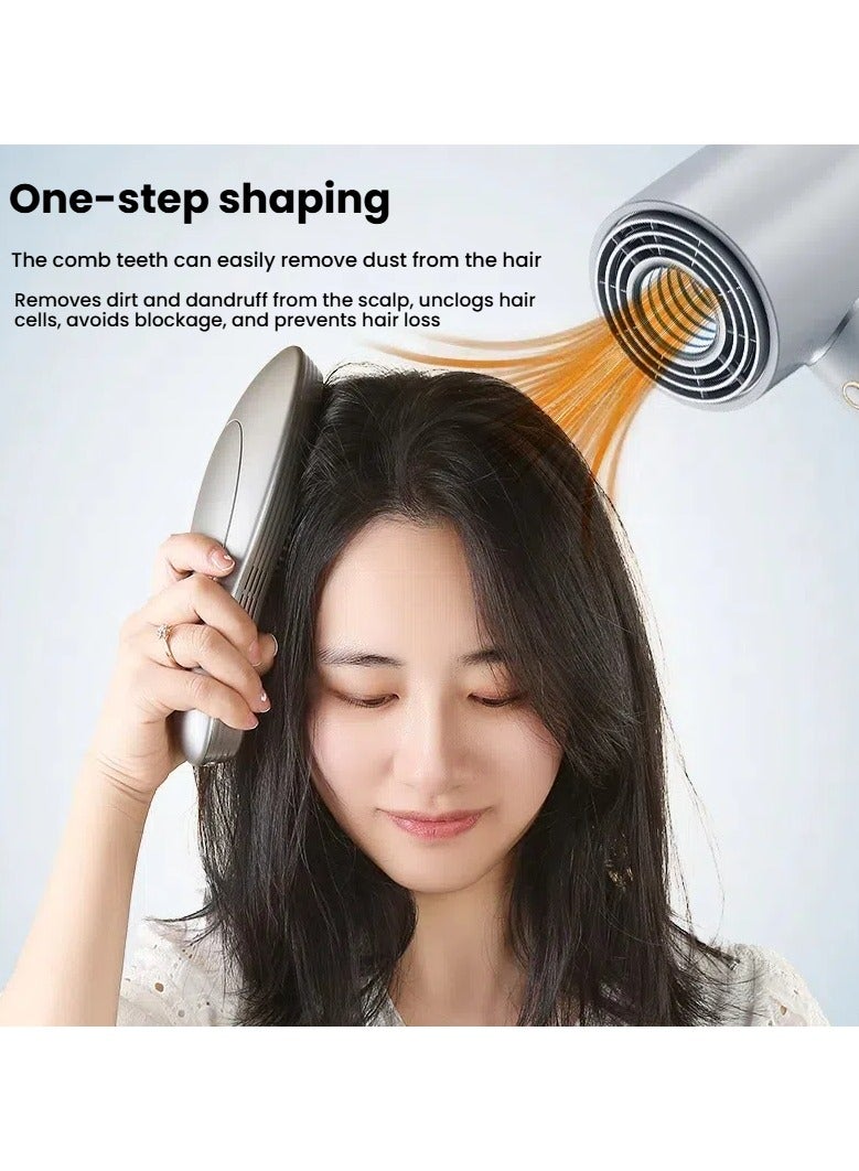 عام مشط كهربائي لتشكيل الشعر وتزيل البردة، وهو مشط لتغذية الشعر، مناسب لتنظيف الشعر الطويل للمرأة. كما يمكن استخدامه في مساج فروة الرأس وإنشاء صيغ شعر رشيدة وريشة. - Image 2