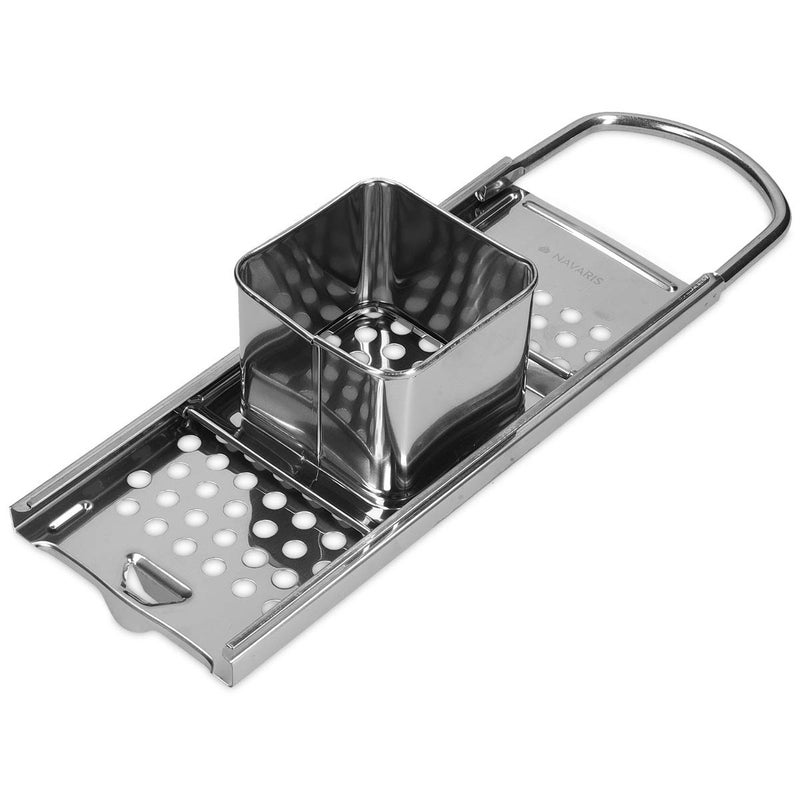 Navaris Stainless Steel Spaetzle Pasta Maker  German Noodle and Dumpling Press for Homemade Dumplings