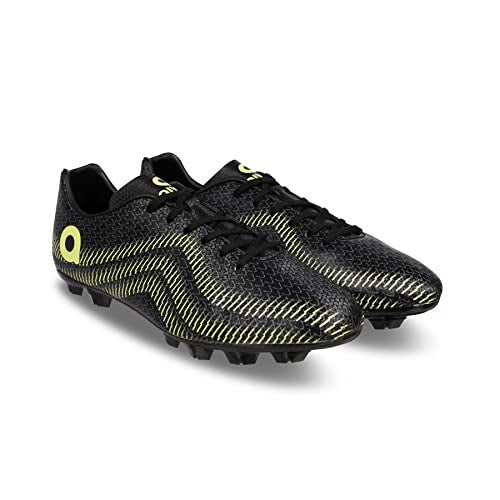 Aivin Rattle Snake Football Stud | Lightweight Comfort & Maximum Grip | Best for Competitive Soccer Players | Sports Cleats | Football Footwear (Black, UK Footwear Size System, Adult, Men, Numeric, Medium, 6) - Image 5