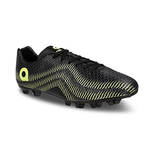 Aivin Rattle Snake Football Stud | Lightweight Comfort & Maximum Grip | Best for Competitive Soccer Players | Sports Cleats | Football Footwear (Black, UK Footwear Size System, Adult, Men, Numeric, Medium, 6) - Image 2