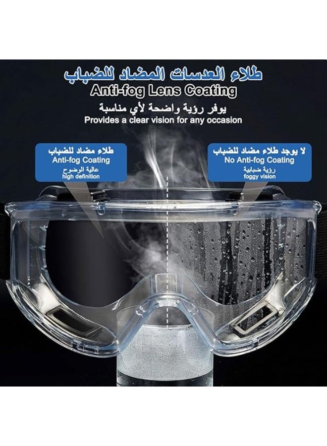 Dawei Reusable half-face respirator 6200 gas mask with safety glasses and filters for respiratory protection and face paint for organic steam welding and polishing of woodwork, chemicals, dust and pollen  - Image 4