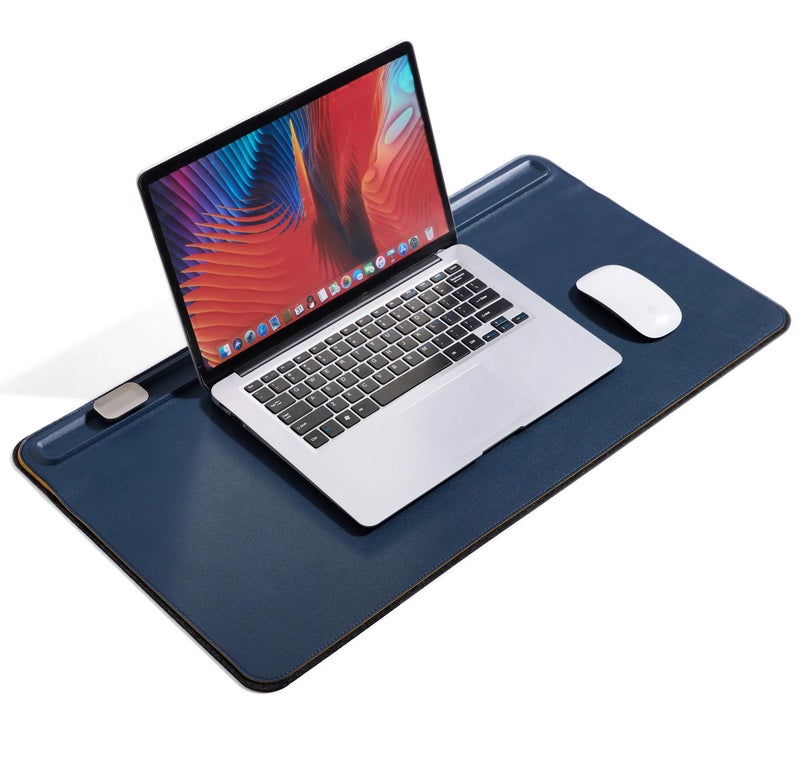 Y&D Scratch Proof Leather Desk Pad Water Resistant Table Mat with Magnetic Mouse Pad High Quality Rectangular Desk Pads - Image 2
