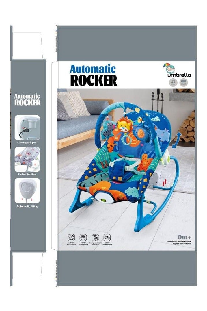 umbrella High quality automatic baby rocking chair with toys and music - Image 1