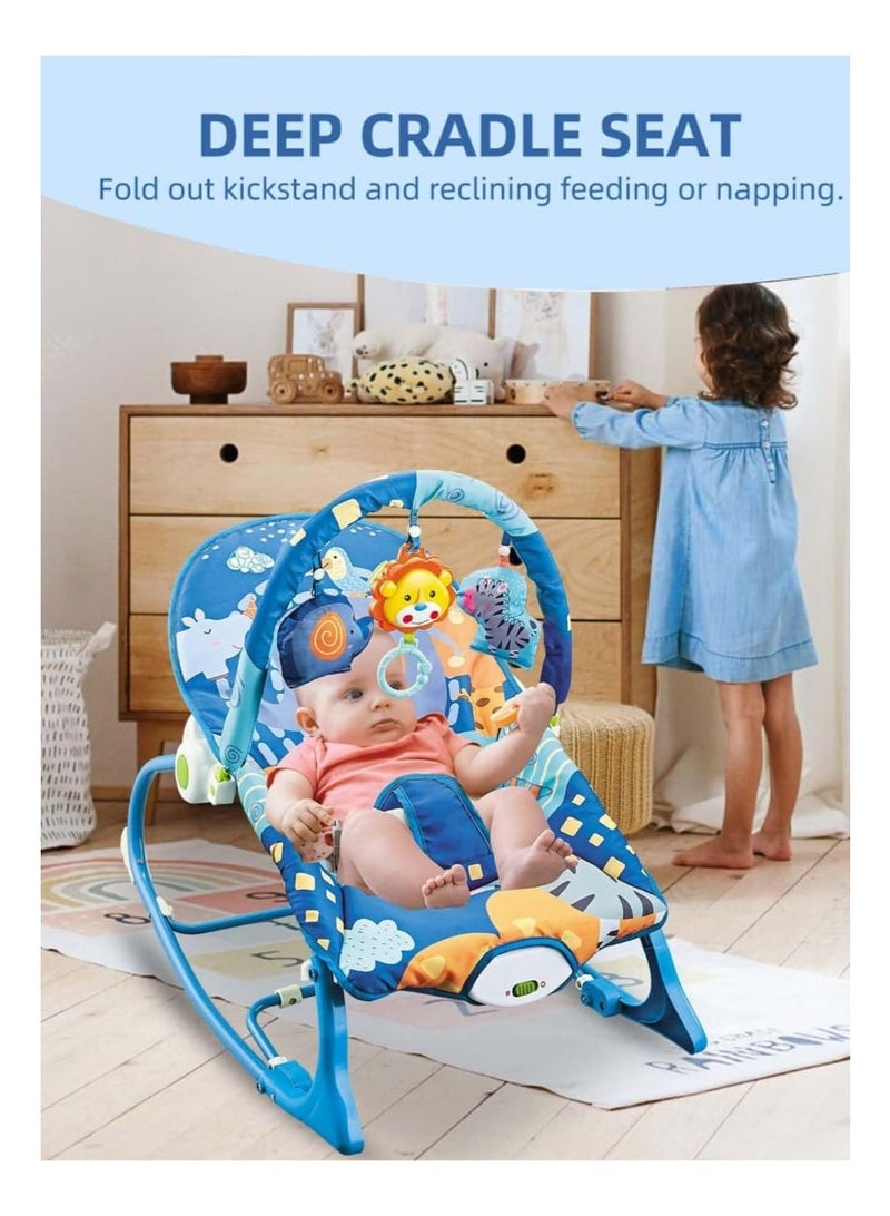 umbrella High quality automatic baby rocking chair with toys and music - Image 2