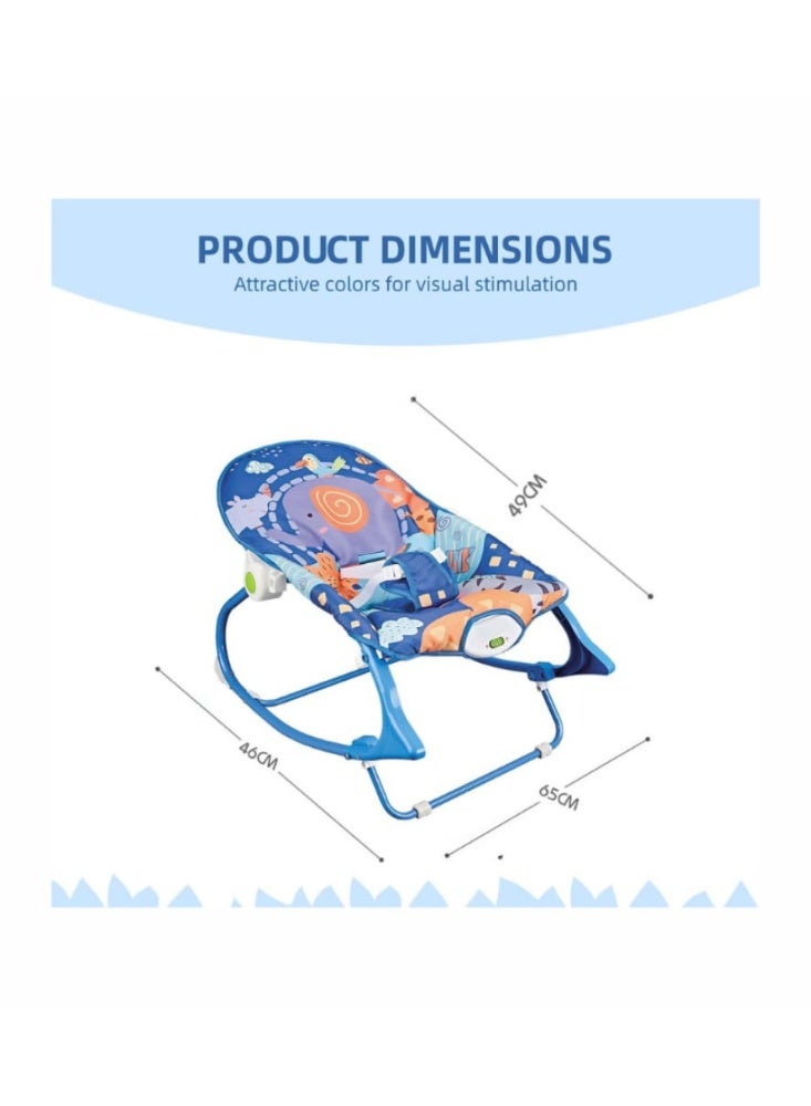 umbrella High quality automatic baby rocking chair with toys and music - Image 3