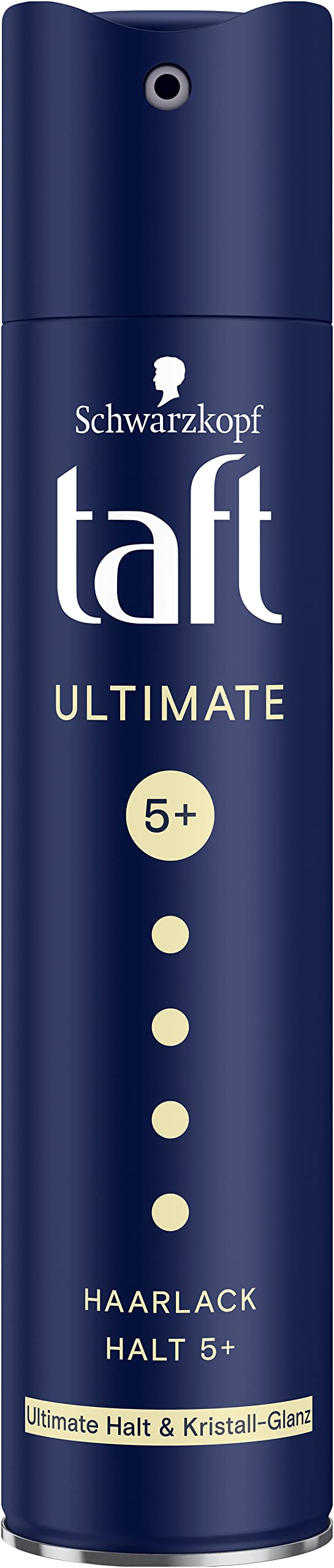 Taft Hair Polish Ultimate Hold & Crystal Shine, Hold Grade 5+ (250 ml), Styling Spray Provides Ultimate Hold and Radiant Crystal Shine for up to 72 Hours, No Residue - Image 1