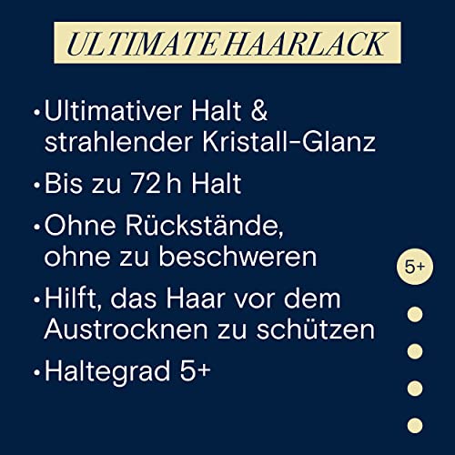 Taft Hair Polish Ultimate Hold & Crystal Shine, Hold Grade 5+ (250 ml), Styling Spray Provides Ultimate Hold and Radiant Crystal Shine for up to 72 Hours, No Residue - Image 2
