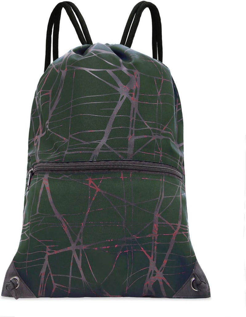 HOLYLUCK Drawstring Backpack Bag Sport Gym Sackpack - Image 1