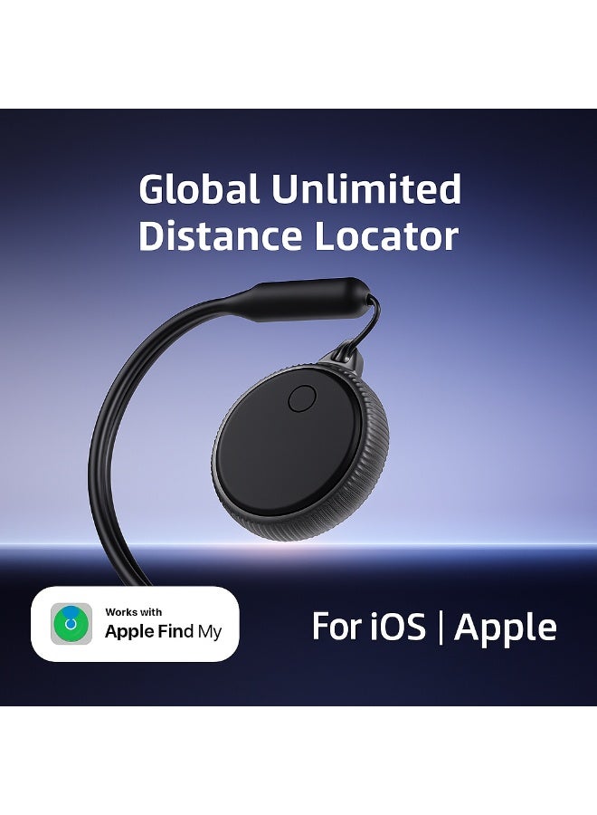 Smart Mini Tracker for Apple Find My (iOS Only), Key & Item Finder Locator for Wallet, Luggage, Bicycle, IPX6 Waterproof – Black (1 Pack) - Image 5