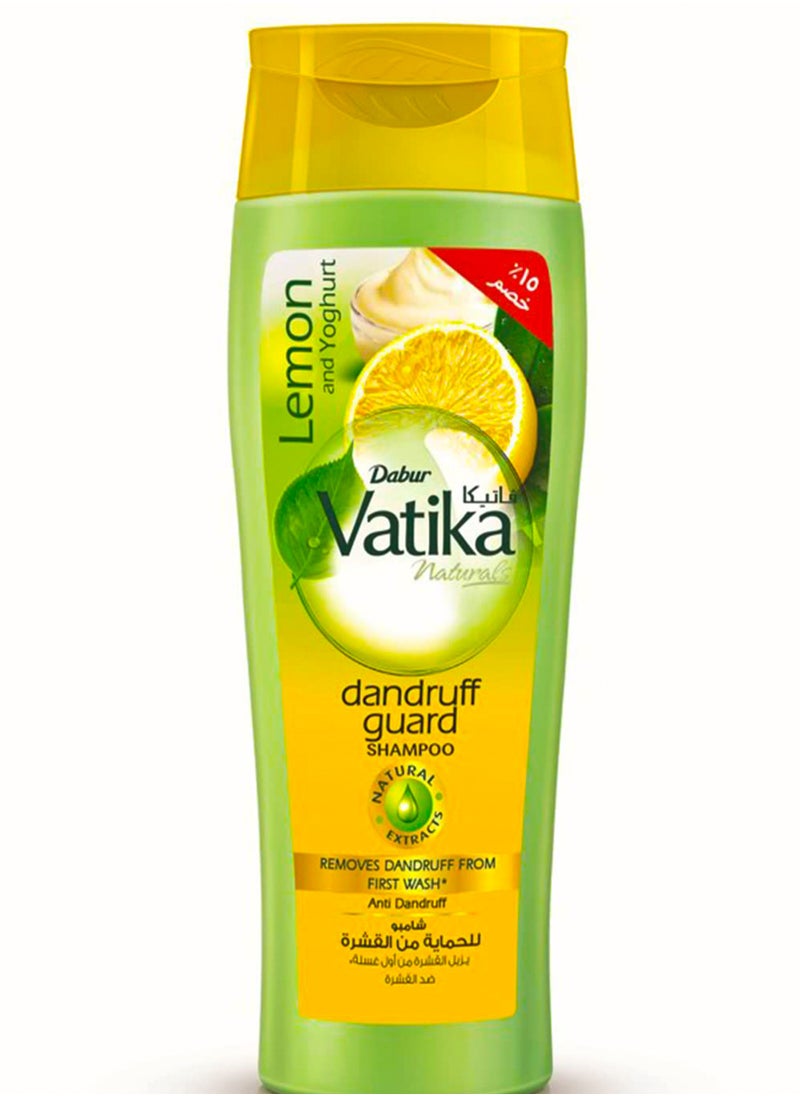 VATIKA Vatika Naturals Lemon & Yoghurt Dandruff Guard Shampoo 360 Ml  - Image 1