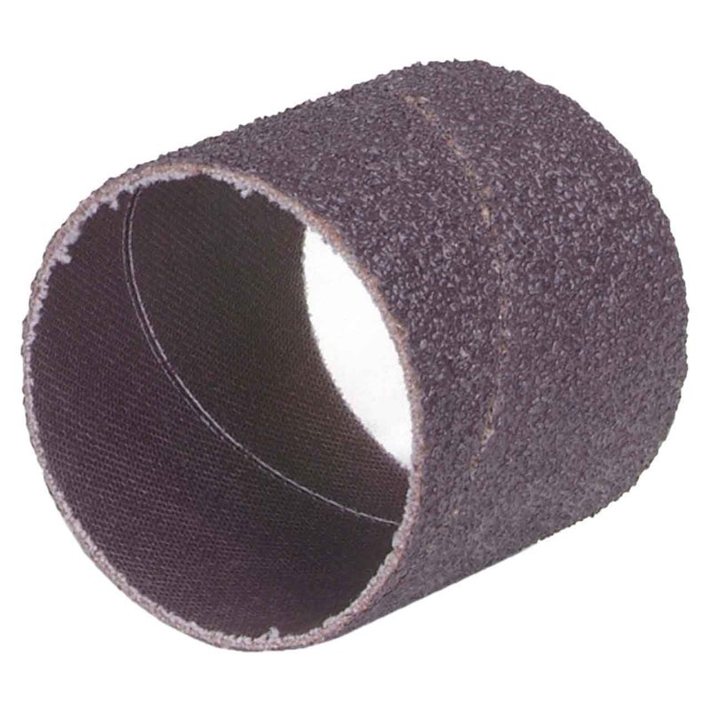 Merit Abrasive Spiral Band, Resin Bond, Aluminum Oxide, 3" Inside Diameter x 3" Width, Grit 36 (Pack of 10) - Image 1