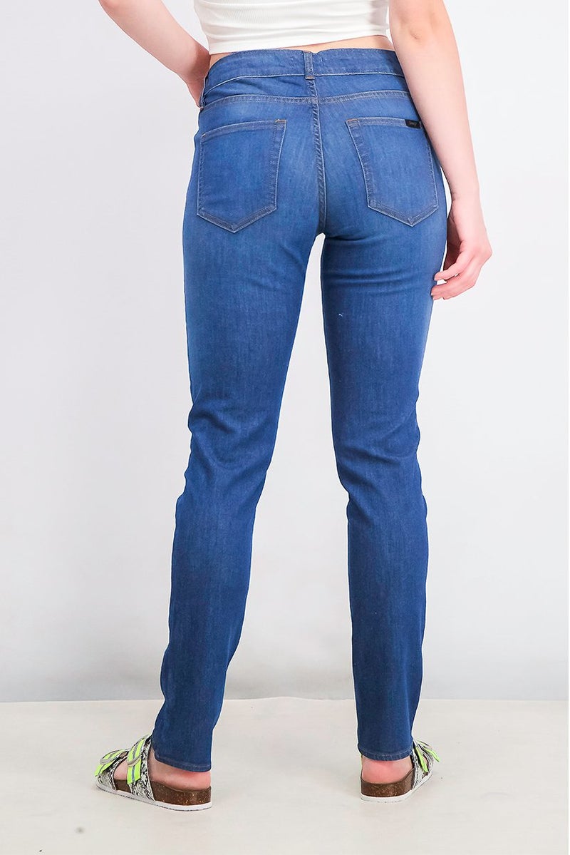 Seven 7 Women Skinny Fit Dark Wash Stretchable Denim Jeans, Riks - Image 3