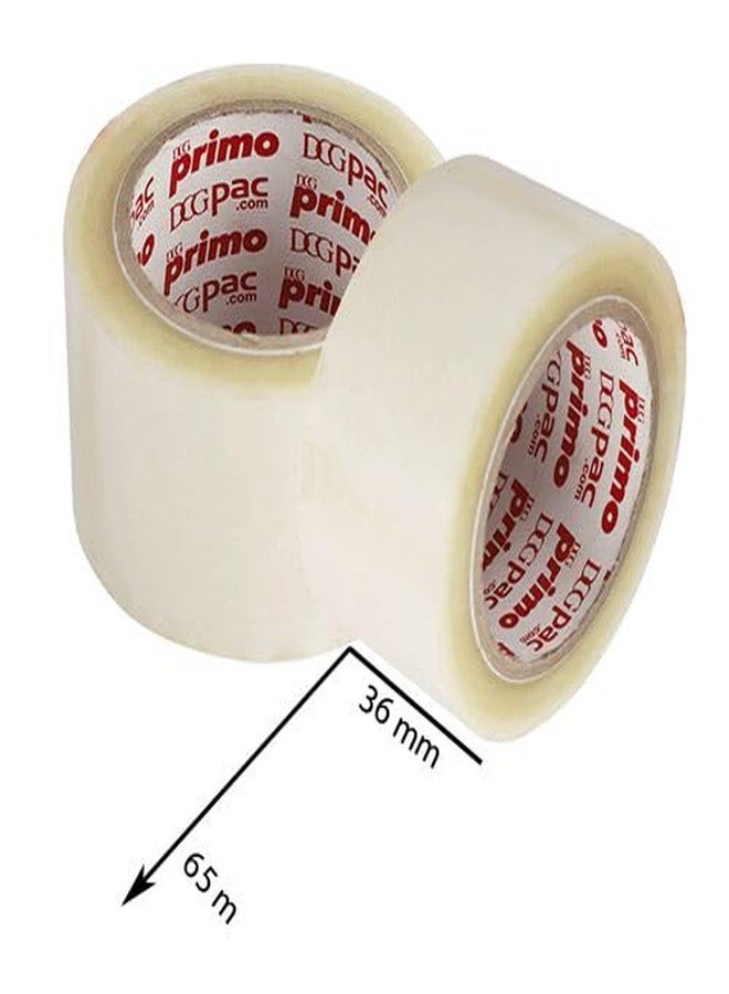 DCGPAC Transparent BOPP Cello Tape, 42 Micron, Self Adhesive Packing Tape, Secure Packaging & Shipping Tapes 1.5in x 50 m (Pack of 16 Pcs) - Image 2