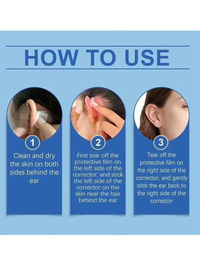 Eelhope Cosmetic Ear Corrector - Invisible Ear Tape Patches, Waterproof & Sweatproof Ear Stickers for Adults, Ear Corrector for Prominent Protruding Ears Long-Lasting Ear Support, 6 PCS  - Image 5