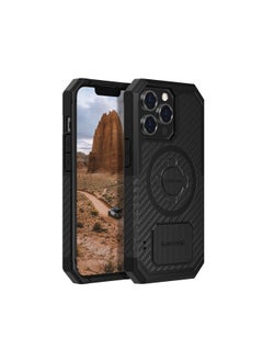 Rokform Rokform - iPhone 13 Pro Case, Rugged Series, Dual Magnet Plus MagSafe Compatible, Magnetic Protective Apple Gear, iPhone Cover with RokLock Twist Lock, Drop Tested Armor (Black)  - Image 1