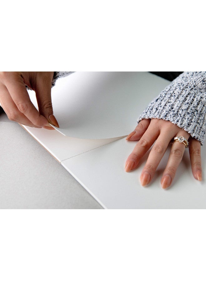 Strathmore 300 Series Bristol Paper Pad, Vellum, Tape Bound, 14x17 inches, 20 Sheets (100lb/270g) - Artist Paper for Adults and Students - Charcoal, Pen and Ink, Marker, and Pastel - Image 2