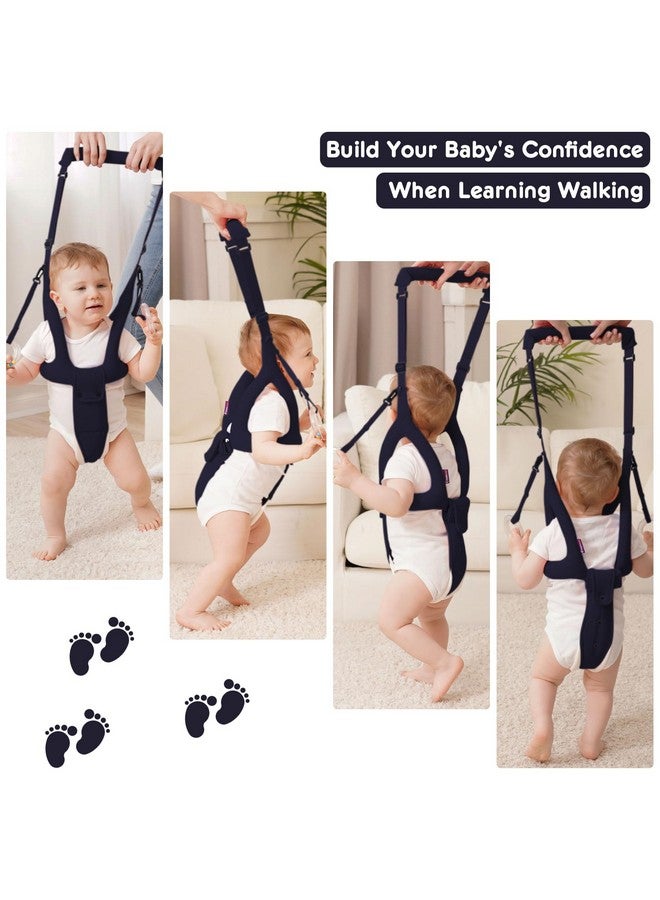 Ocanoiy Ocanoiy Baby Walking Helper, Handheld Baby Walking Harness, Infant Toddler Walker Assistant Belt, Baby Standing Support Help Baby Walk, Walking Assistance for Babies 8-16 Months (Dark Blue)  - Image 4