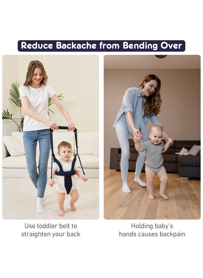 Ocanoiy Ocanoiy Baby Walking Helper, Handheld Baby Walking Harness, Infant Toddler Walker Assistant Belt, Baby Standing Support Help Baby Walk, Walking Assistance for Babies 8-16 Months (Dark Blue)  - Image 3
