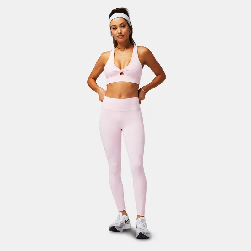 Fabletics Pink Women's Oasis Twist Medium-Support Training Sports Bra for Women | Best Price UAE
