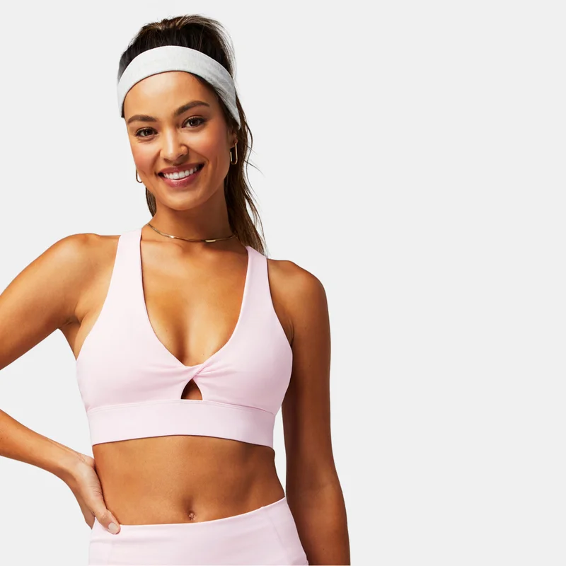 Fabletics صدرية رياضية للتدريب دعم متوسط اويسس تويست للنساء