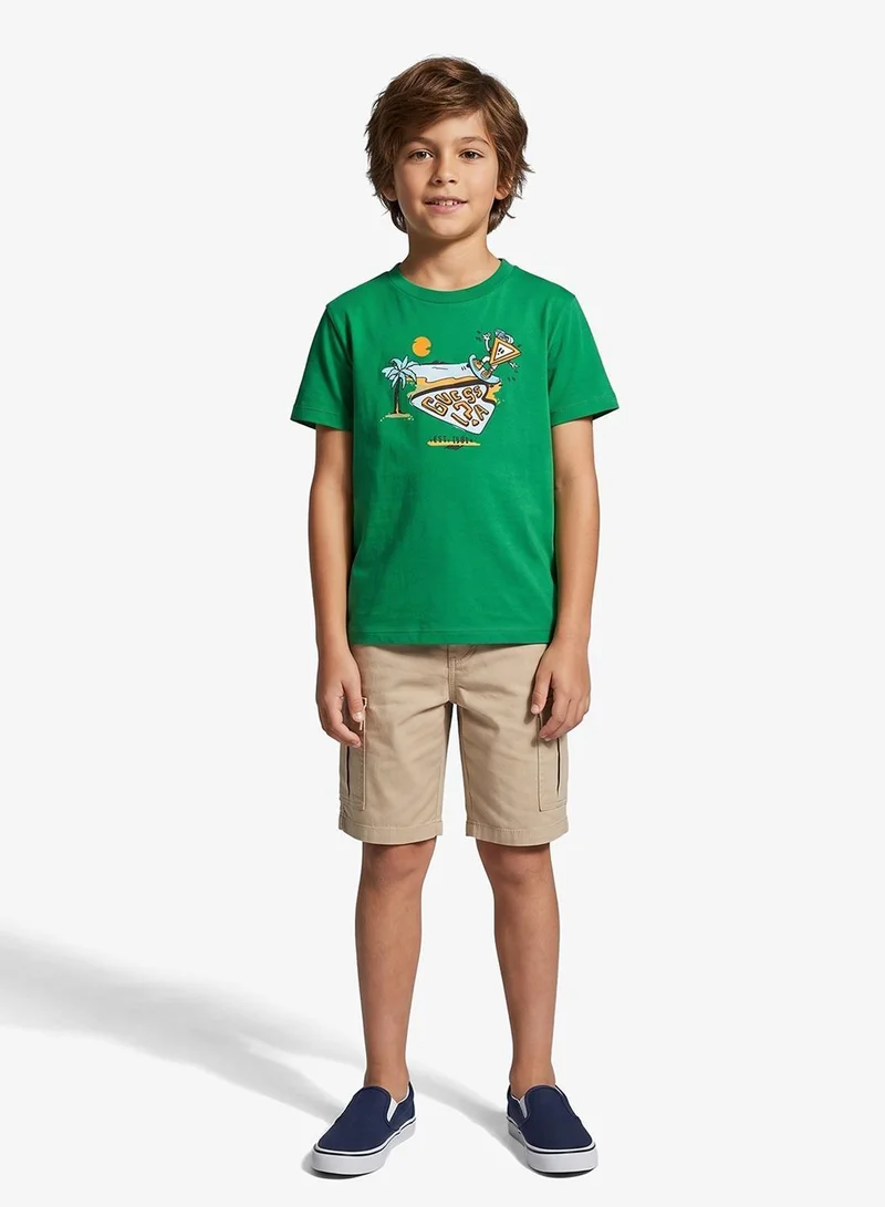 Guess Infant Graphic Crew Neck T-Shirt
