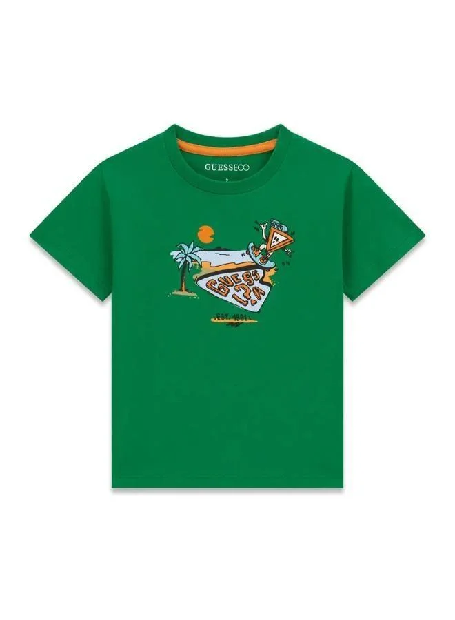 Guess Infant Graphic Crew Neck T-Shirt