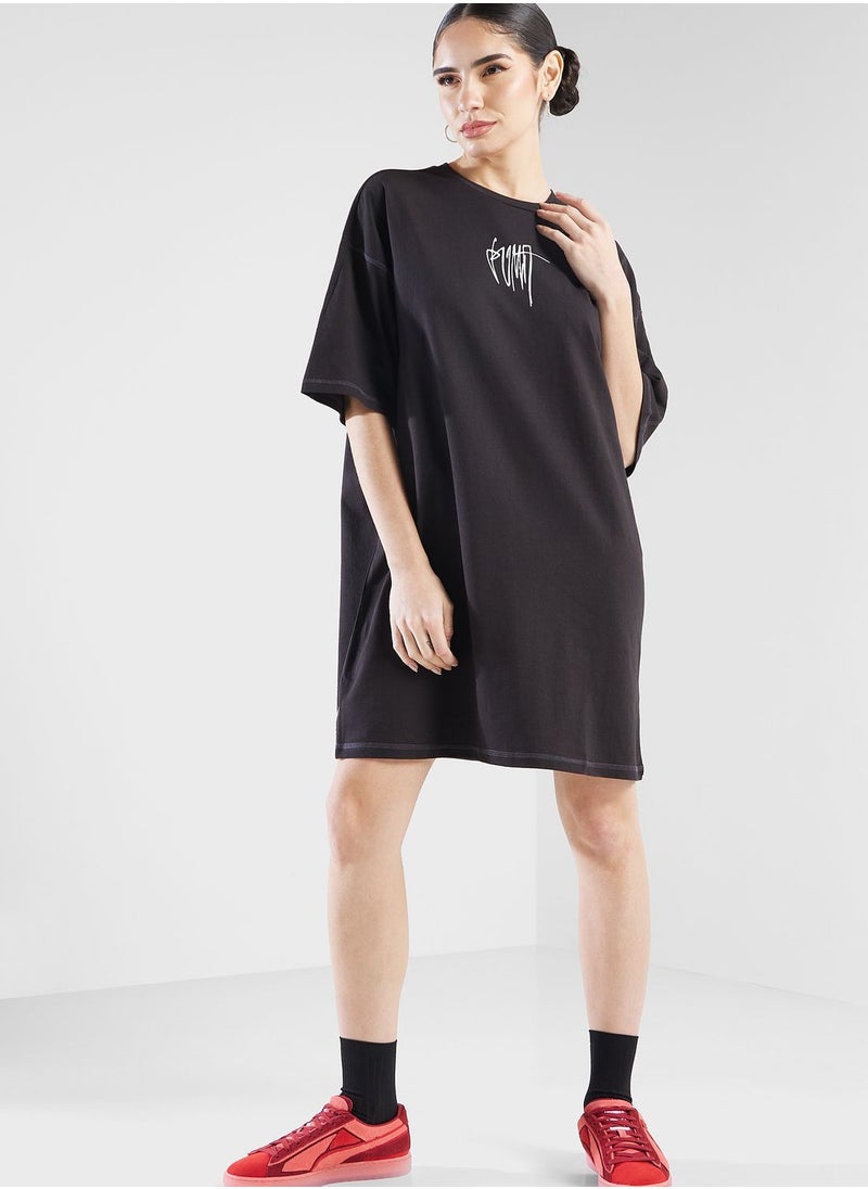 PUMA - Classics Re Collection T-Shirt Dress - Image 1