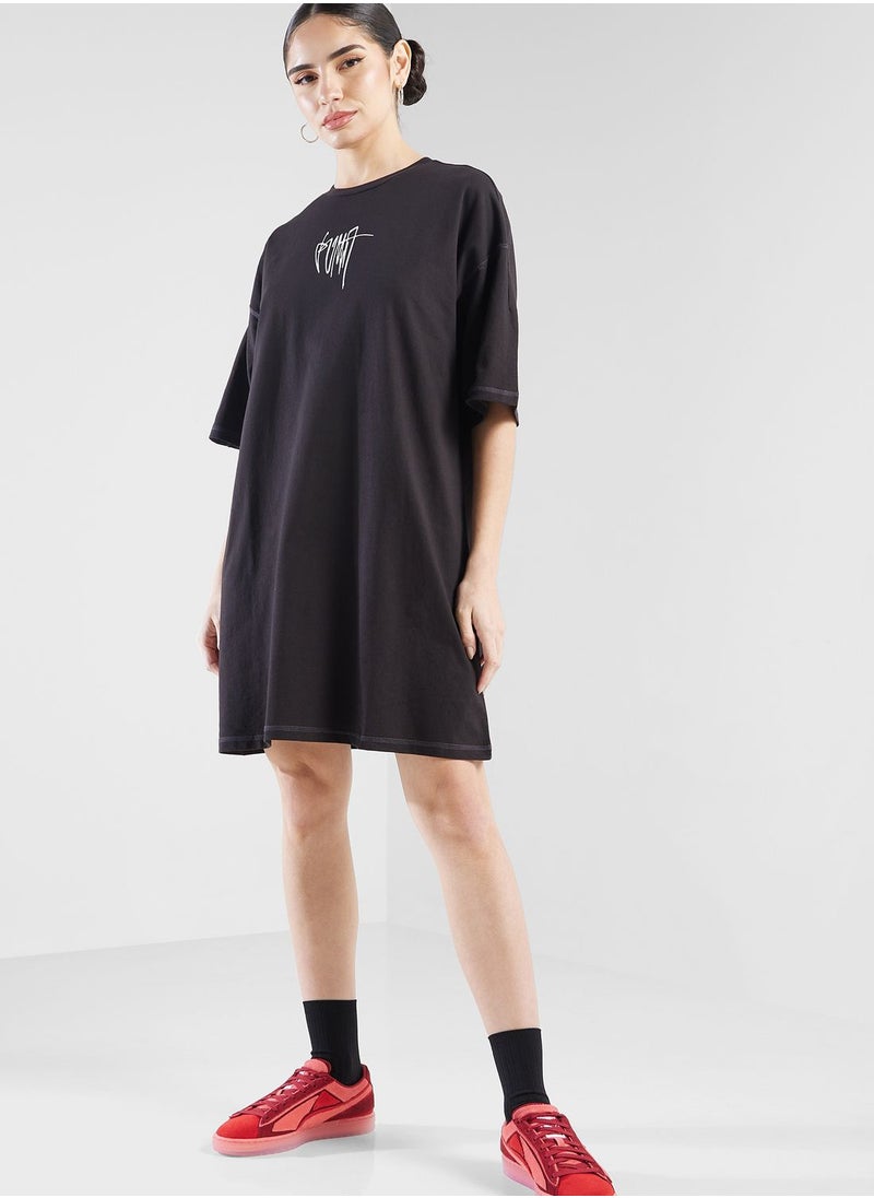 PUMA - Classics Re Collection T-Shirt Dress - Image 1