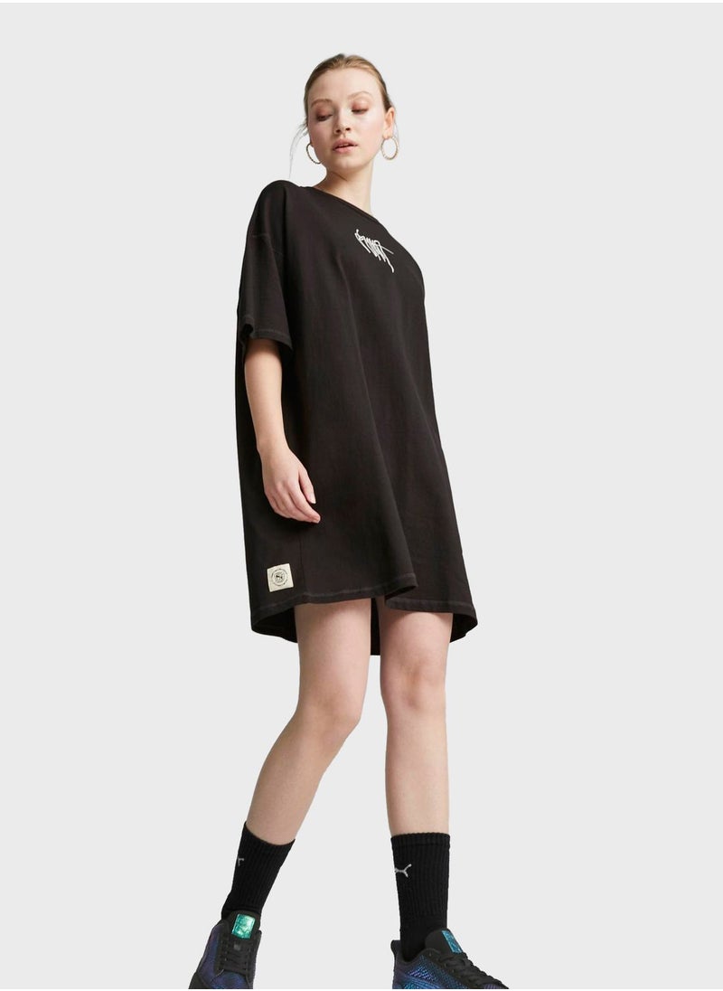 PUMA - Classics Re Collection T-Shirt Dress - Image 1