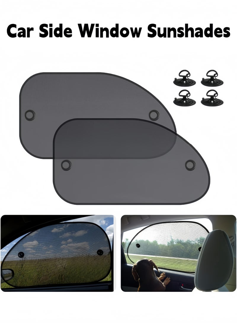 2 PCS Car Window Shades for Baby, Block UV Rays Universal Car Sun Shades for Side and Rear Window, Car Visor Side Window Sun Shade Cover, Best for Baby,Adults,Kids and Pets Protection (26 x 15 in) - Image 1