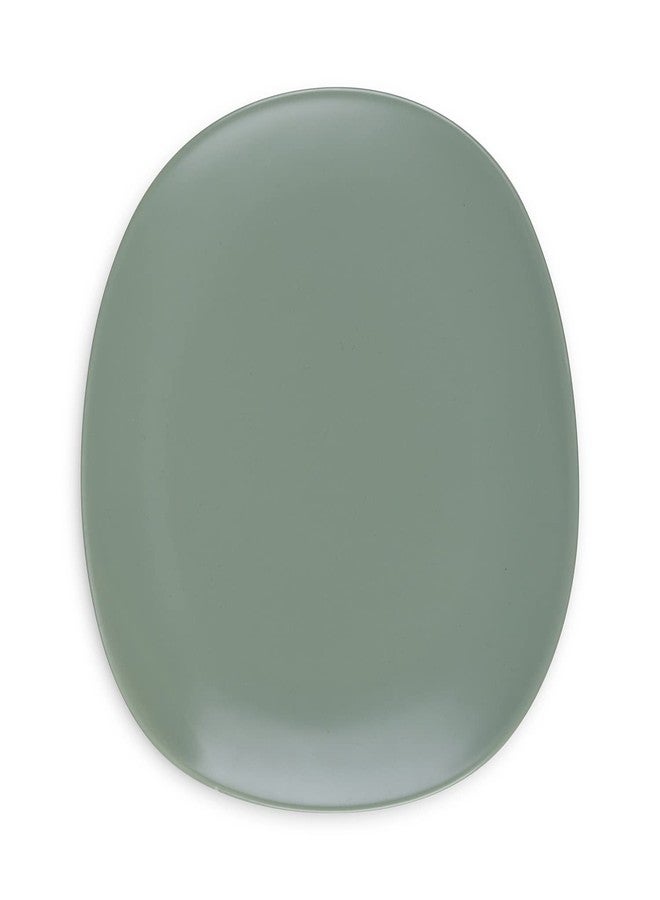 Stone Lain Delilah Salad Plate 6-Piece Dish Set, Porcelain, Honeydew, 6 Salad Plates - Image 1