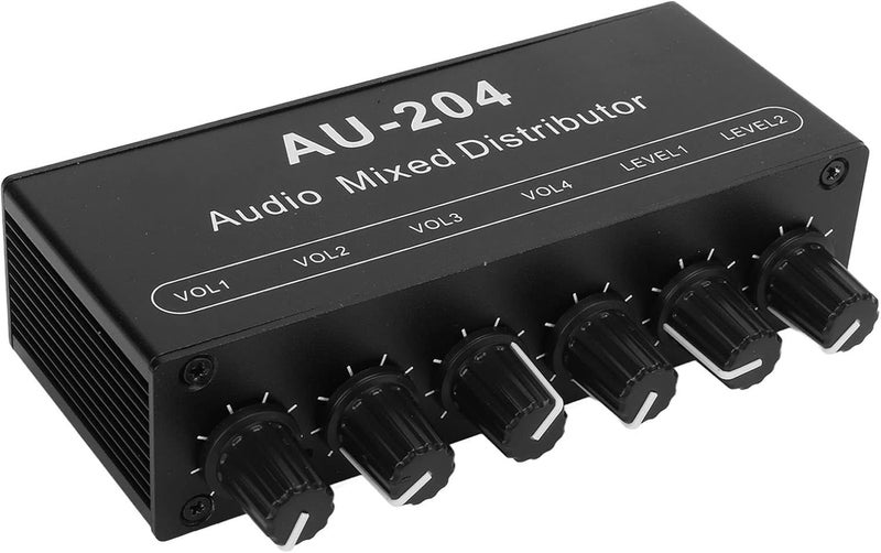 أنجريك Headphone Amplifier, Lossless, Individual Control, Aluminum Housing, Stereo Audio Splitter Box for CD Player - Image 4