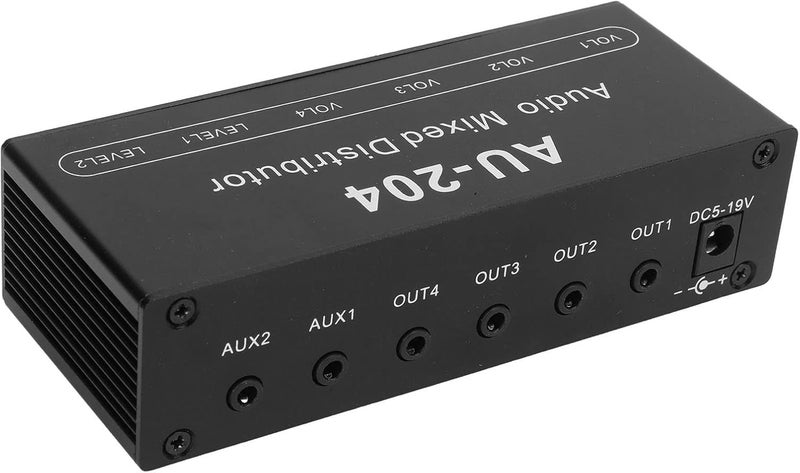 أنجريك Headphone Amplifier, Lossless, Individual Control, Aluminum Housing, Stereo Audio Splitter Box for CD Player - Image 1