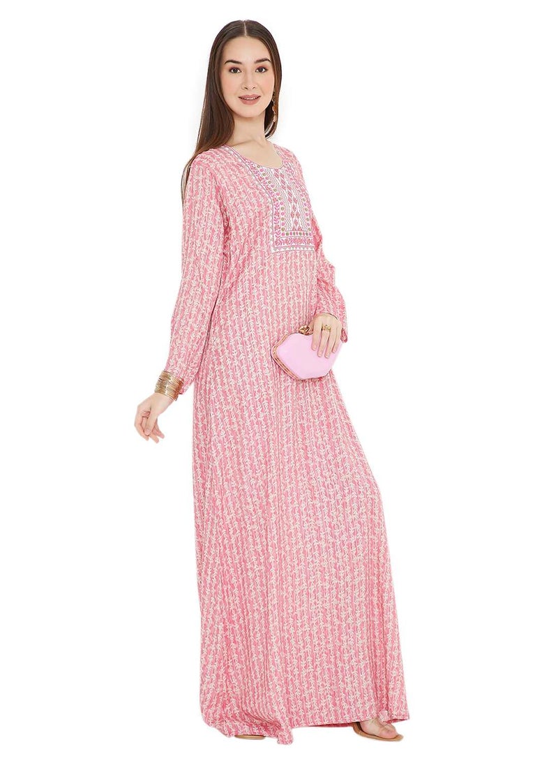 TINY PRINT FARASHA WITH UNIQUE THREAD EMBROIDERY ARABIC KAFTAN JALABIYA DRESSES - pzsku/Z8DED3FBD656F7B357DA3Z/45/_/1739960880/7ca54f33-36cc-4c04-af33-7bf2b6412f84