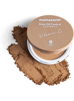 Mamaearth Glow Oil Control Compact Powder Spf 30 With Vitamin C And Turmeric For 2X Instant Glow 9 G Nude Glow  - Image 3