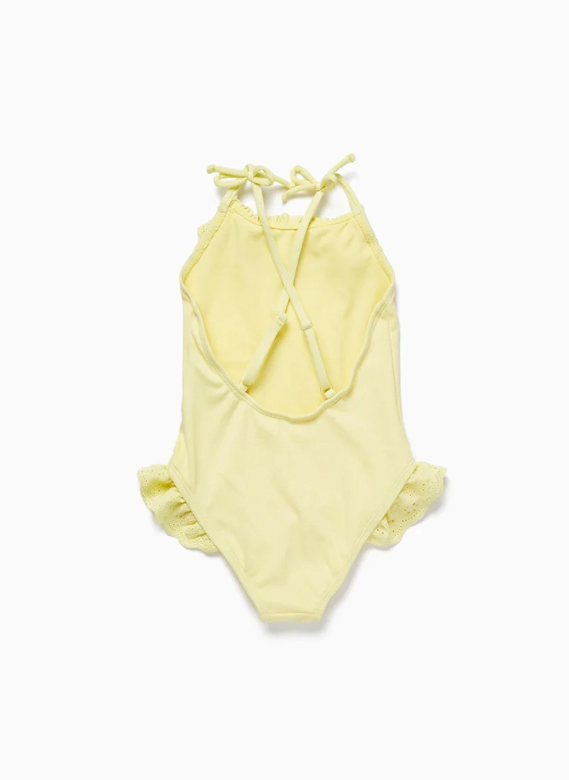 Zippy Zippy Swimsuit With English Embroidery For Girls