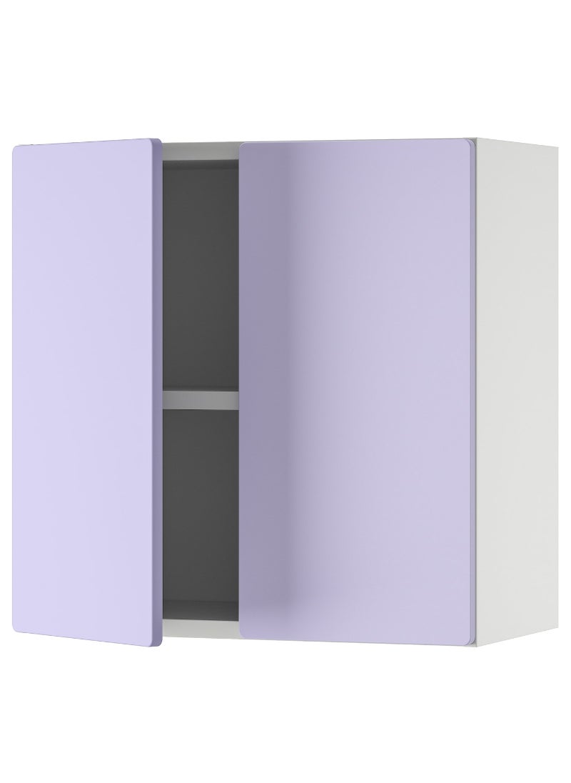 Trofast Wall Cabinet, White & Lilac With 1 Shelf, 60X32X60 Cm 