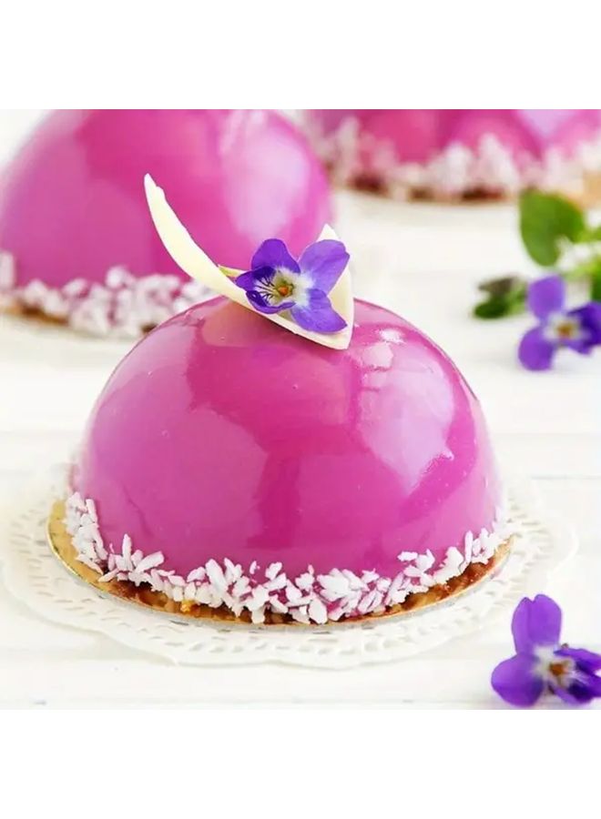 1pc 6 Inch Hemispherical Aluminum Domed Cake Pan Soccer Ball Design Non Stick 3D Football Baking Mold Oven Safe Bakeware Birthday Party Sports Themed Decor - Image 5